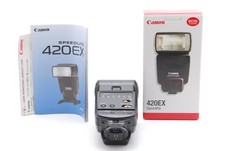 Canon Speedlite 420EX "Boxed Near Mint" 0403 flash attacco a slitta per Canon