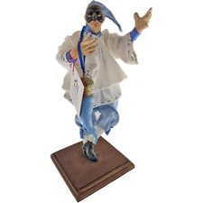 Statua Pulcinella Con Corno