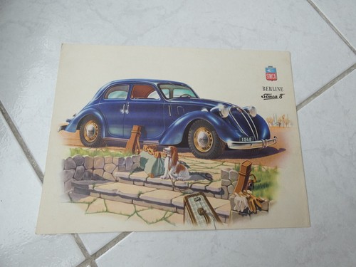 Simca berline 1948 brochure - simca,