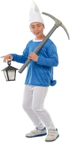 Costume gnomo blu puffo - costume,
