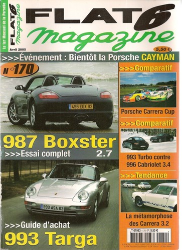 Flat 170 essai - essai, porsche