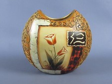 Vaso ceramica tema fiori