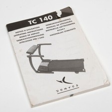 DOMYOS TC-140 TAPIS ROULANT MANUALE D'USO MULTILINGUE ORIGINALE!