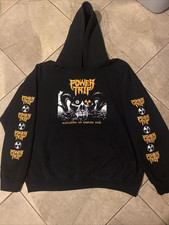 Felpa nera con cappuccio Power