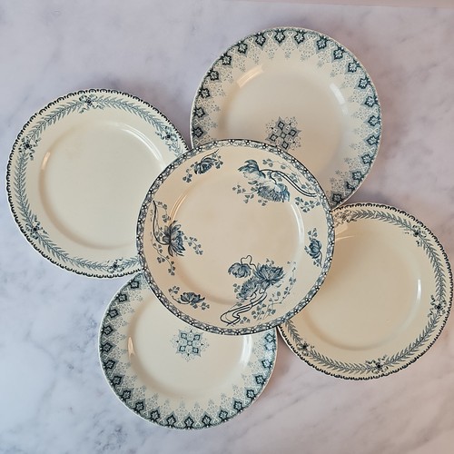 Assiettes plates choisy roi - plates,
