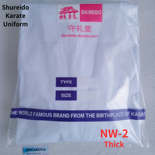Set uniforme SHUREIDO NW2 Karate Gi Made in Okinawa marchio ufficiale KARATE