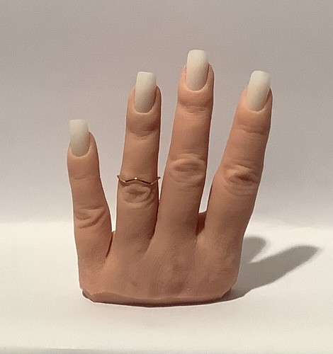 Practice hand nails - hand, nails,