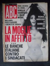 ABC 19 1968 RIVISTA D’ATTUALITA CON FUMETTO JUSTINE [G681]