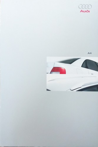 Brochure depliant audi - brochure,