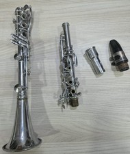 clarinetto vintage metallo