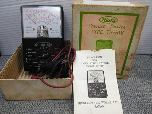 Vintage tester circuito hioki - vintage,