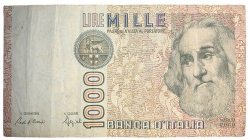 000 lire italia marco - italia,