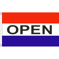 BANDIERA È APERTO BIANCO