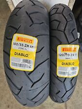 Coppia 120/70 ZR17 58W 180/55 ZR17 73W PIRELLI DIABLO DOT 23/25