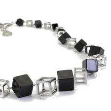 Collana in Onice e Argento 925