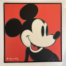 Andy Warhol: litografia grande formato 60 par 60 cm