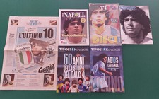 6  RARE RIVISTE GIORNALI COVER MARADONA CALCIO NAPOLI  60 ANNI MORTE ULTIMO 10