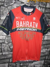 Vintage Cycling Jersey Maglia Ciclismo Bici Bahrain Merida era Nibali
