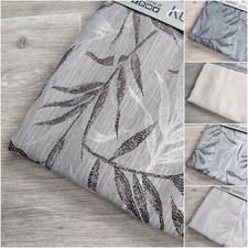 Tenda Interno in tessuto Raso Jacquard con 8 Anelli 140x280 cm Vari Colori