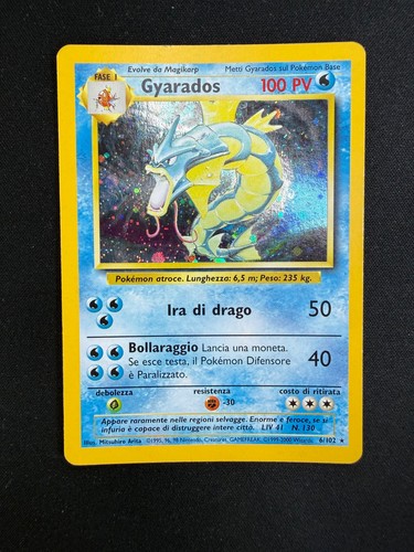 Pokemon gyarados 102 set - 6/102,