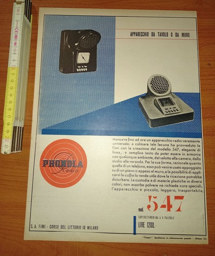 Pubblicità phonola radio - pubblicità,,