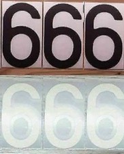 ANTIRADAR AUTOVELOX STICKERS - KIT 3 NUMERI GLI UNICI ANTI IR - MADE IN ITALY