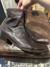 Stivaletti Etiqueta Negra Hombres anni '70 stivali hipster pelle marrone uomo 11