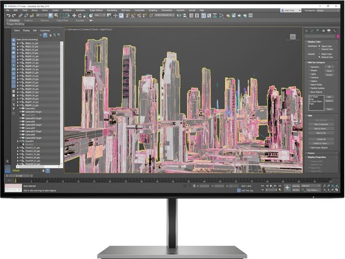 Z27u monitor led qhd - hp, 27"