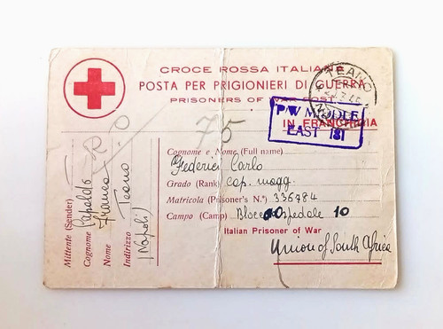 Cartolina croce rossa - ,