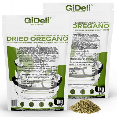 Origano foglie essiccate - foglie,