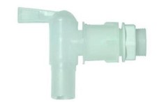 RUBINETTO ORIENTABILE PER TANICHE E FUSTI USCITA MM.17,5 IN PLASTICA FERR 122481