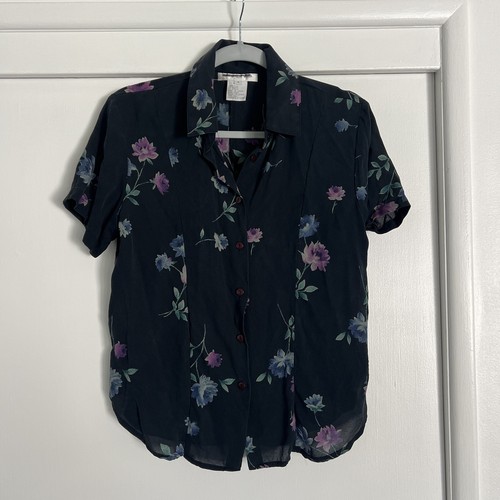 Top vintage anni floreale - top,