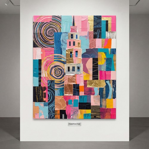 Quadro città stile - città, in
