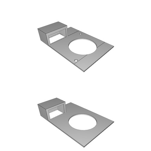 Supporto ventola centrifuga - supporto,