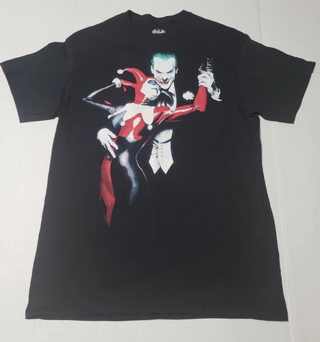 Shirt nera joker e harley - nera, dc