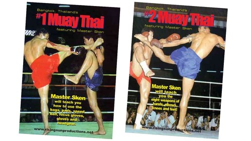 Dvd set muay thai - thai, kickboxing