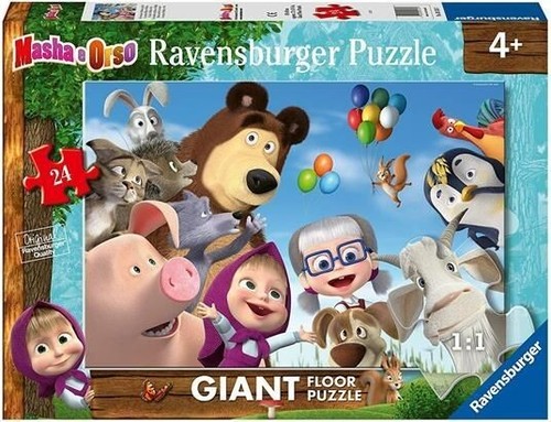 Puzzle gigante masha - gigante, orso