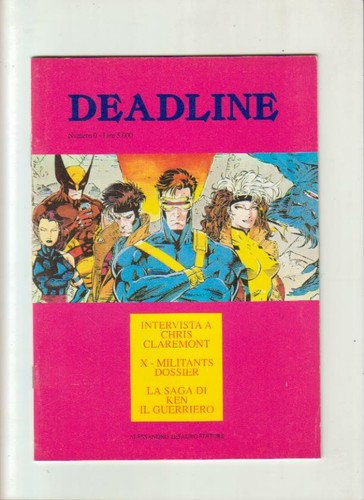 Fanzine deadline numero 0 - numero,