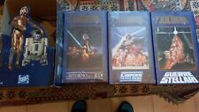 STAR WARS GUERRE STELLARI LA TRILOGIA LUCASFILM 3 VHS SIGILLATO