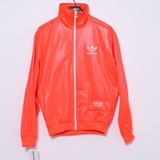 Track top adidas chile62  vintage usato (Cod.EBAY2204) arancione fluo unisex