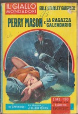 LIBRO GIALLO MONDADORI 603 21 AOG 1960 PERRY MASON E LA RAGAZZA CALENDARIO GARDN