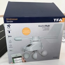 TFA Weatherhub Anemometro Sensore Smarthome App Radio misurazione vento/raffiche