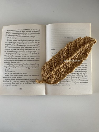Crocheted bookmark - crocheted,