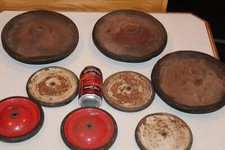 Lotto ruote latta metallo