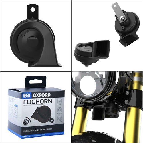 Oxford moto foghorn 12v nero - moto,