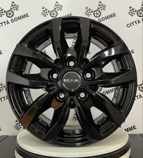 4 Cerchi in lega Fiat Ducato Light Camper da 15" NUOVI MAK CAMPIONE BLACK