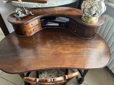 scrittoio antico con sedia originale in perfette condizioni 