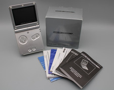 Nintendo Game Boy Advance SP ARGENTO palmare | IMBALLO ORIGINALE | BUONO | GBA SP