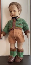 Antique 17” Lenci Boy Brown