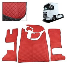 DAF XG RED Tappetini Truck Decorazione Automatica Accessori Interni Pelle